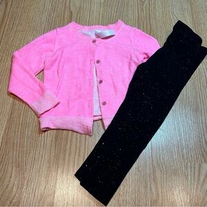 Cardigan and Leggings set 3T‎